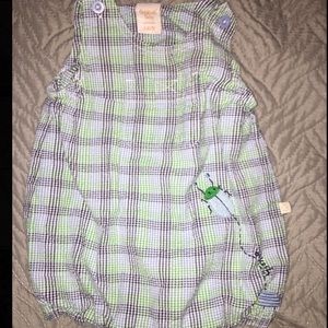 Vintage Osh Kosh Plaid Romper